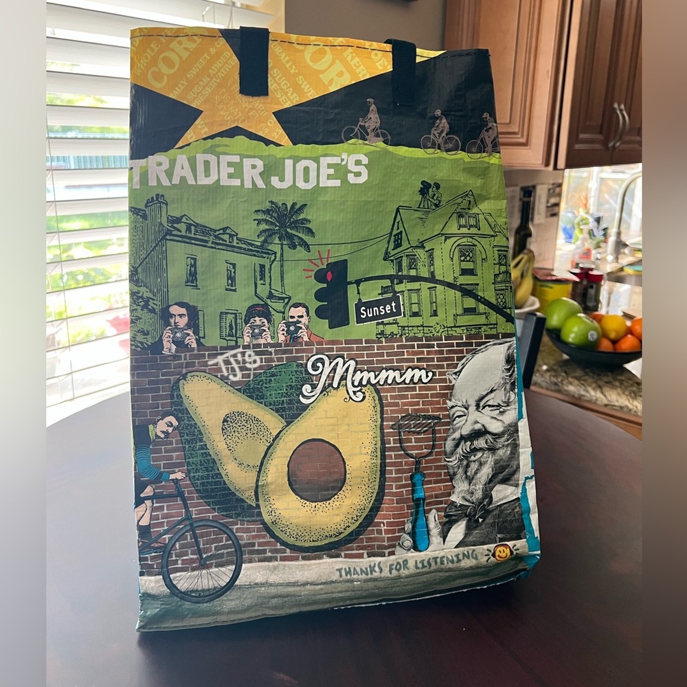 Trader Joe's Avocado Reusable Bag